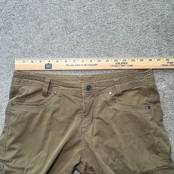 Kuhl Splash Vintage Patina Dye Women’s Roll Up Cargo Pants Brown Hiking Sz 10 - Picture 5 of 7